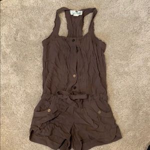 Army olive romper